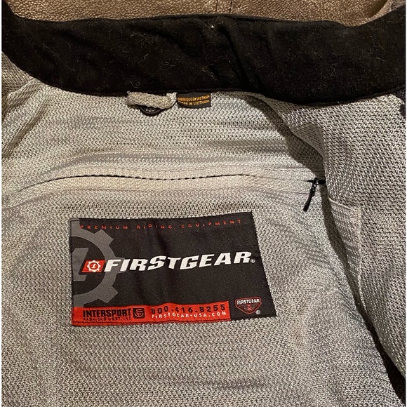 Men’s black First Gear mesh Riding Jacket, like new, with armour. Size large. - Picture 12 of 15